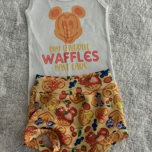 Mickey Waffles Outfit 2T